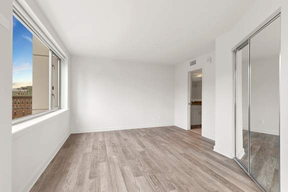 Room with large window and natural light at AVIA on Pike Street, Seattle, 98101