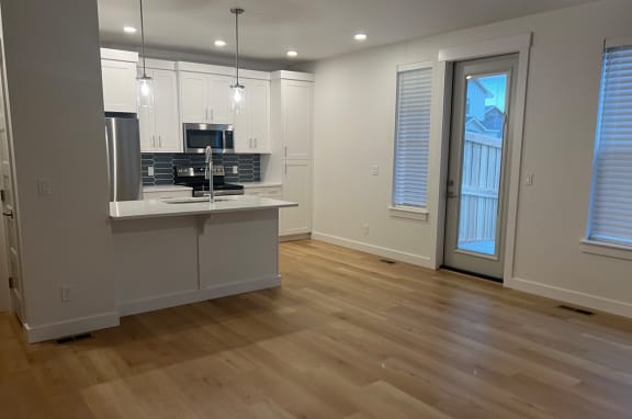 Living And Kitchen at Alante Homes at Lake Hazel, Idaho