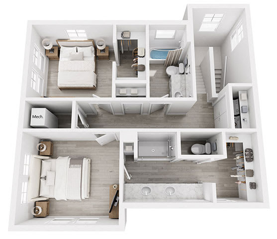 C-2 Floor Plan at Alante Homes at Spring Run, Caldwell Idaho