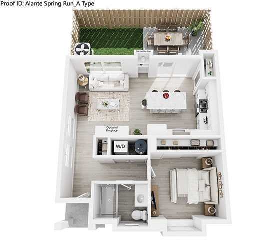 Hutson Floor Plan at Alante Homes at Spring Run, Caldwell