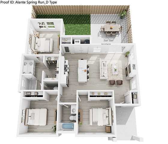 Scoria Floor Plan at Alante Homes at Spring Run, Caldwell, ID