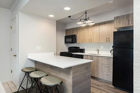 Modern Kitchen at AVIA Apartments at 110th Street, Overland Park