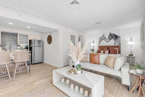 Lavish Living room Interior at AVIA Lofts on Liberty Ridge, Florida,32256