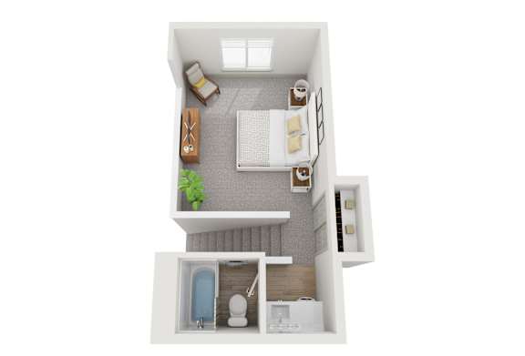 Loft 2 bed 2 bath at AVIA Lofts on Parkway Apartments, Washington