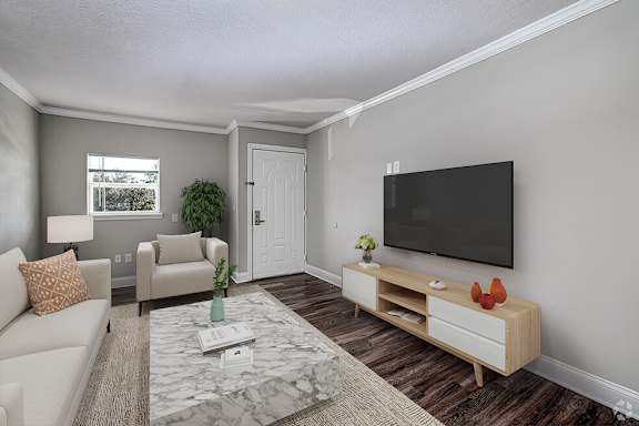 Main Living Room at Avia Apartments at Reedy Creek, Kissimmee, Florida
