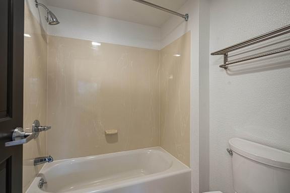 Modern Bathroom Fittings at AVIA Lofts on Victors Way, Ann Arbor