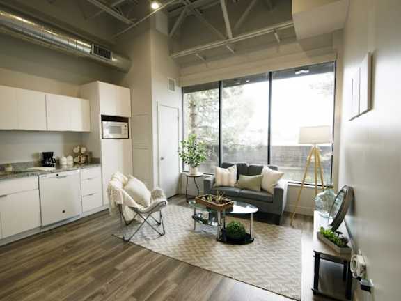 Luxurious Living Area at Brickside Heights, Millcreek, UT, 84106