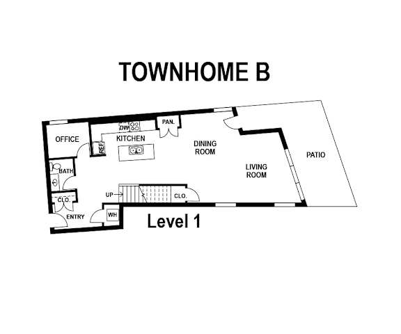 Floor 1: 3 bed, 2.5 bath, 1,995 square foot townhome with natural light at Brickside Heights, Utah