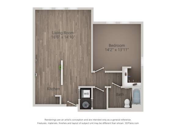 1 bedroom 1 bath L at City View St. George, Utah