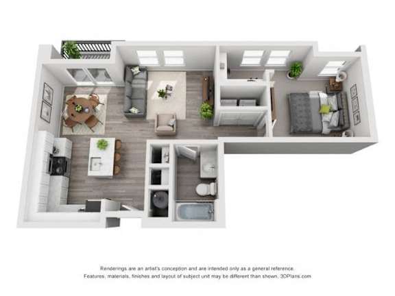 Covey Floor Plan at 200 City View, Provo, UT