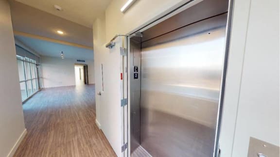 Elevator in apartment at Paperbox Lofts, Salt Lake City, UT,  84101