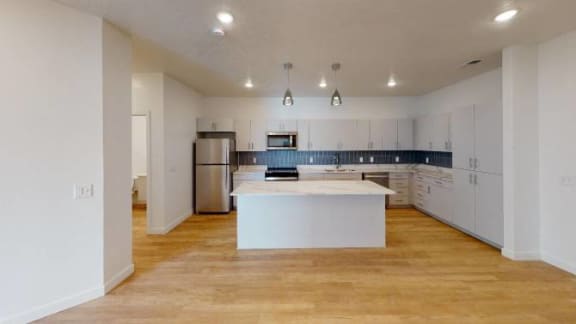 Hydrogen-Alpha-2-Bedroom-Kitchen at SevenO2 Main Apartments, Salt Lake City, UT, 84101
