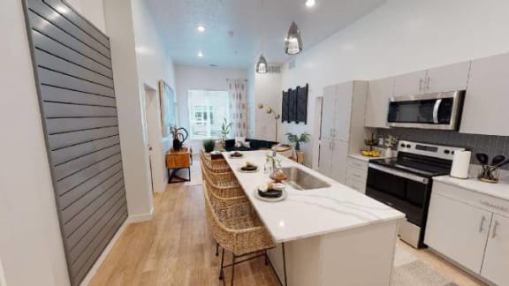 Gourmet Kitchen at SevenO2 Main Apartments, Salt Lake City, 84101
