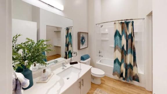 Bathroom With Bathtub at SevenO2 Main Apartments, Salt Lake City, 84101