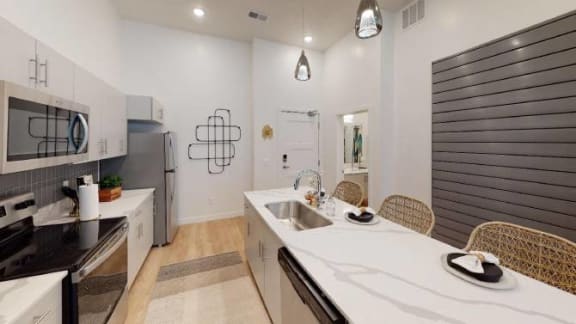Hydrogen-Micro-Model-Unit-2-Bedroom-Living-Room at SevenO2 Main Apartments, Utah