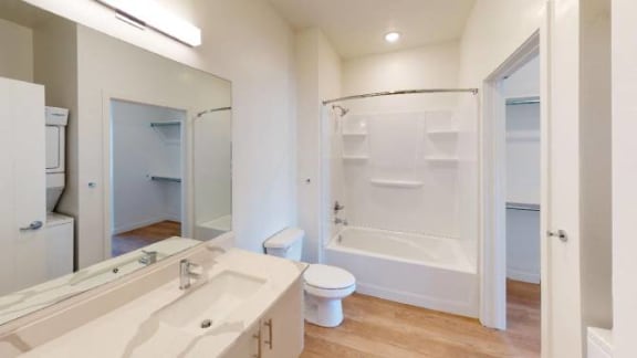 Nitrogen-Carbon-1-Bed-Bathroom at SevenO2 Main Apartments, Salt Lake City