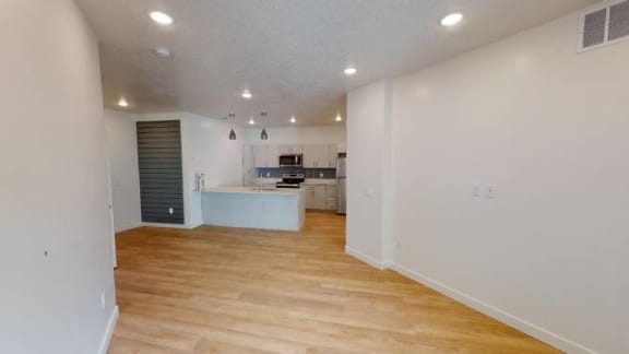 Vacant Living Area at SevenO2 Main Apartments, Salt Lake City, UT, 84101