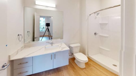 Large Bathroom at SevenO2 Main Apartments, Salt Lake City, Utah
