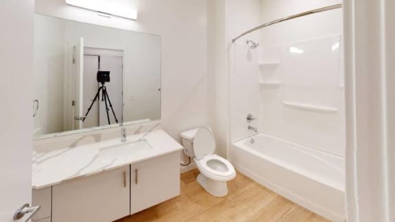 Luxurious Bathroom at SevenO2 Main Apartments, Salt Lake City, UT, 84101