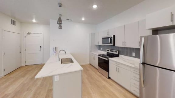Fully Equipped Kitchen at SevenO2 Main Apartments, Salt Lake City