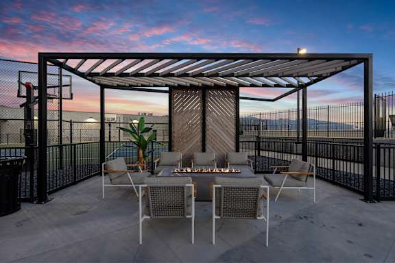 Rooftop Terrace at SevenO2 Main Apartments, Salt Lake City, UT