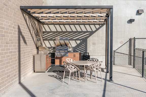 Apartment Patio at SevenO2 Main Apartments, Utah