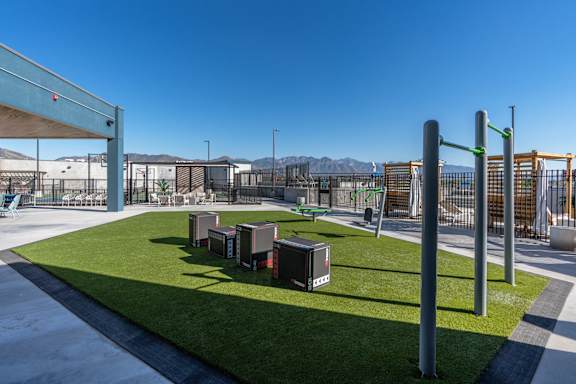 A playground at SevenO2 Main Apartments, Salt Lake City, 84101