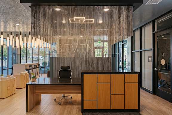 Reception area at SevenO2 Main Apartments, Salt Lake City, 84101