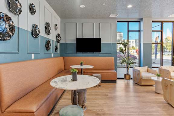 Resident Lounge at SevenO2 Main Apartments, Salt Lake City, UT, 84101