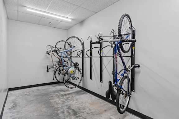 Bike rack at SevenO2 Main Apartments, Salt Lake City, UT, 84101