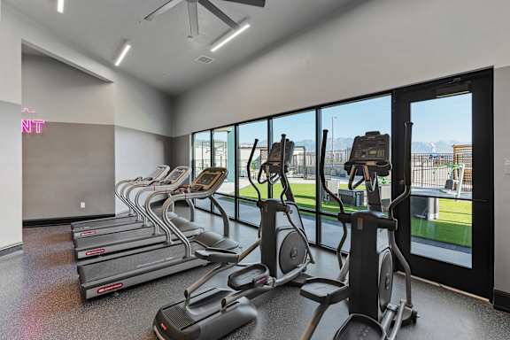 Fitness Room at SevenO2 Main Apartments, Utah