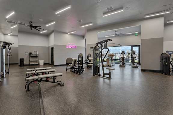 Fitness Center at SevenO2 Main Apartments, Salt Lake City