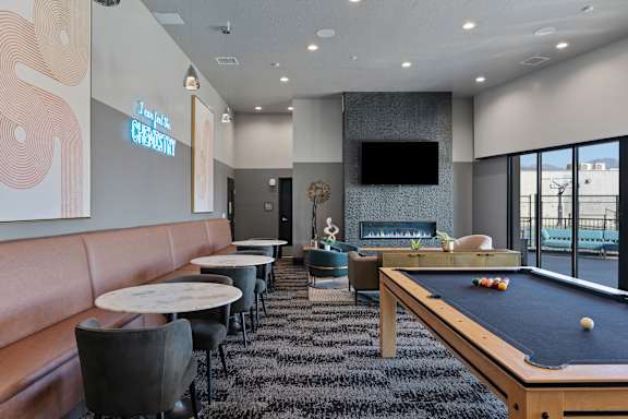 Residential Clubhouse at SevenO2 Main Apartments, Salt Lake City, UT, 84101