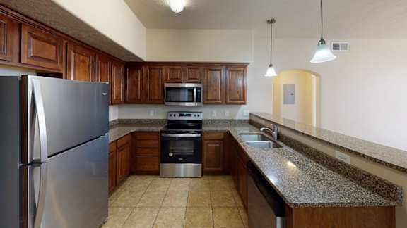 Fully Equipped Kitchen at Siena Villas Apartments, Utah, 84097
