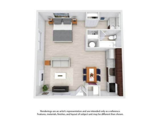 Studio A at Avia Lofts at Maple Road, Amherst, NY, New York