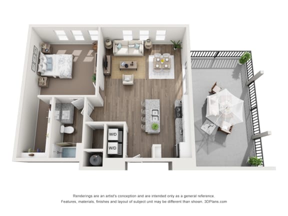 1 bedroom 1 bath E at City View St. George, St. George