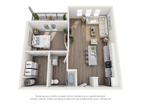 1 bedroom 1 bath I at City View St. George, St. George, UT
