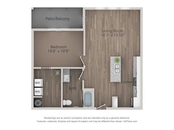 1 bedroom 1 bath G at City View St. George, Utah, 84770
