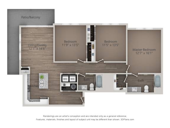 3 bedroom 2 bath at City View St. George, Utah, 84770
