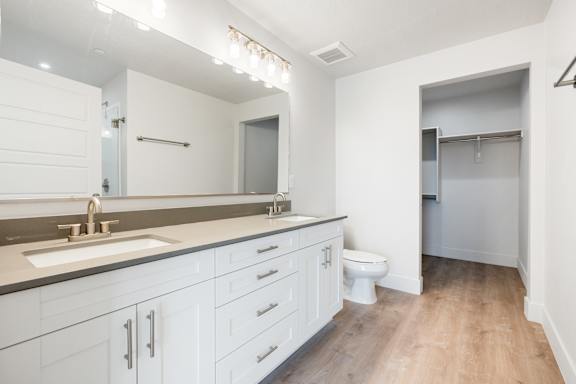 White Bathroom with white toilet at The Vue At Desert Color, St. George