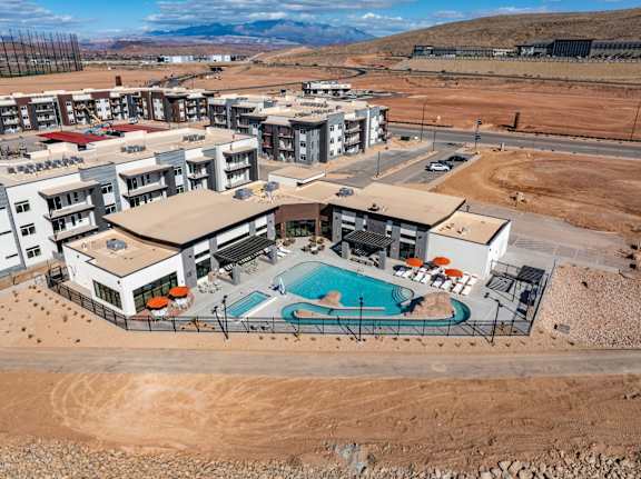 Aerial view of community7 at The Vue At Desert Color, St. George, UT, 84790