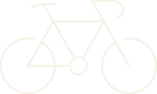 A simple line drawing of a bicycle.