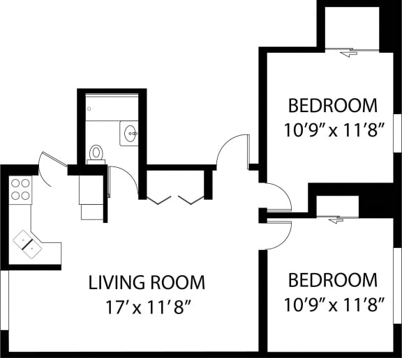 Floor Plans of Wilson Court 1901 W Wilson Ave in Chicago IL