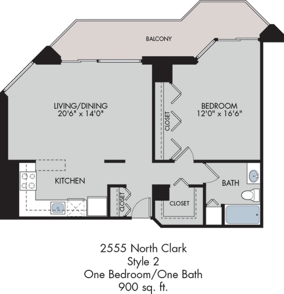 1 Bedroom/ 1 Bath / Tier 2