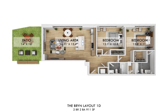 2 bed 2 bath at The Bryn - 5600 N Sheridan Rd Apartments, Chicago, Illinois