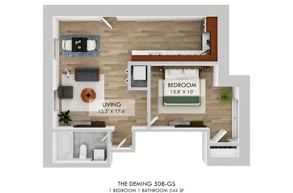 The Deming 508-GS Floor Plan