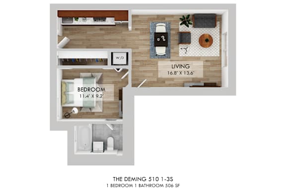 The Deming 510 1-3S Floor Plan