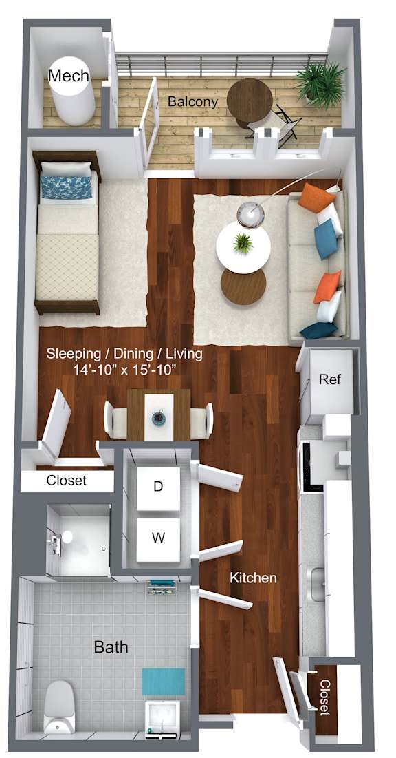 Merion Floorplan at Canvas Valley Forge, Pennsylvania
