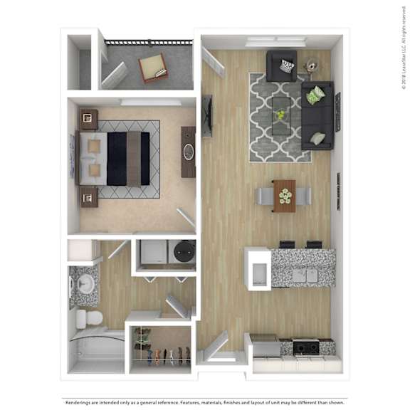 1 bed 1 bath at Haven at Lewisville Lake Apartments, Lewisville, 75077
