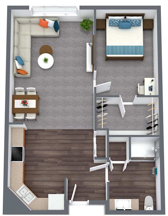 Marshall Floorplan at Vancouver Pointe, Vancouver